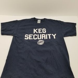 T-Shirt with "Keg Security" from Miller Lite